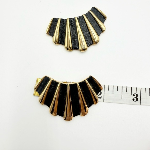 Vintage Bluette Art Deco Enamel Shoe Clips Made in France - Picture 7 of 8